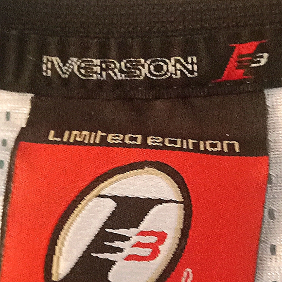 Authentic Apparel Edition Allen Iverson Basketball Jersey (Sz-L) Limited edition - Picture 6 of 10